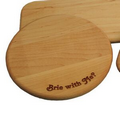 Round Cheese and Cracker Cutting Board